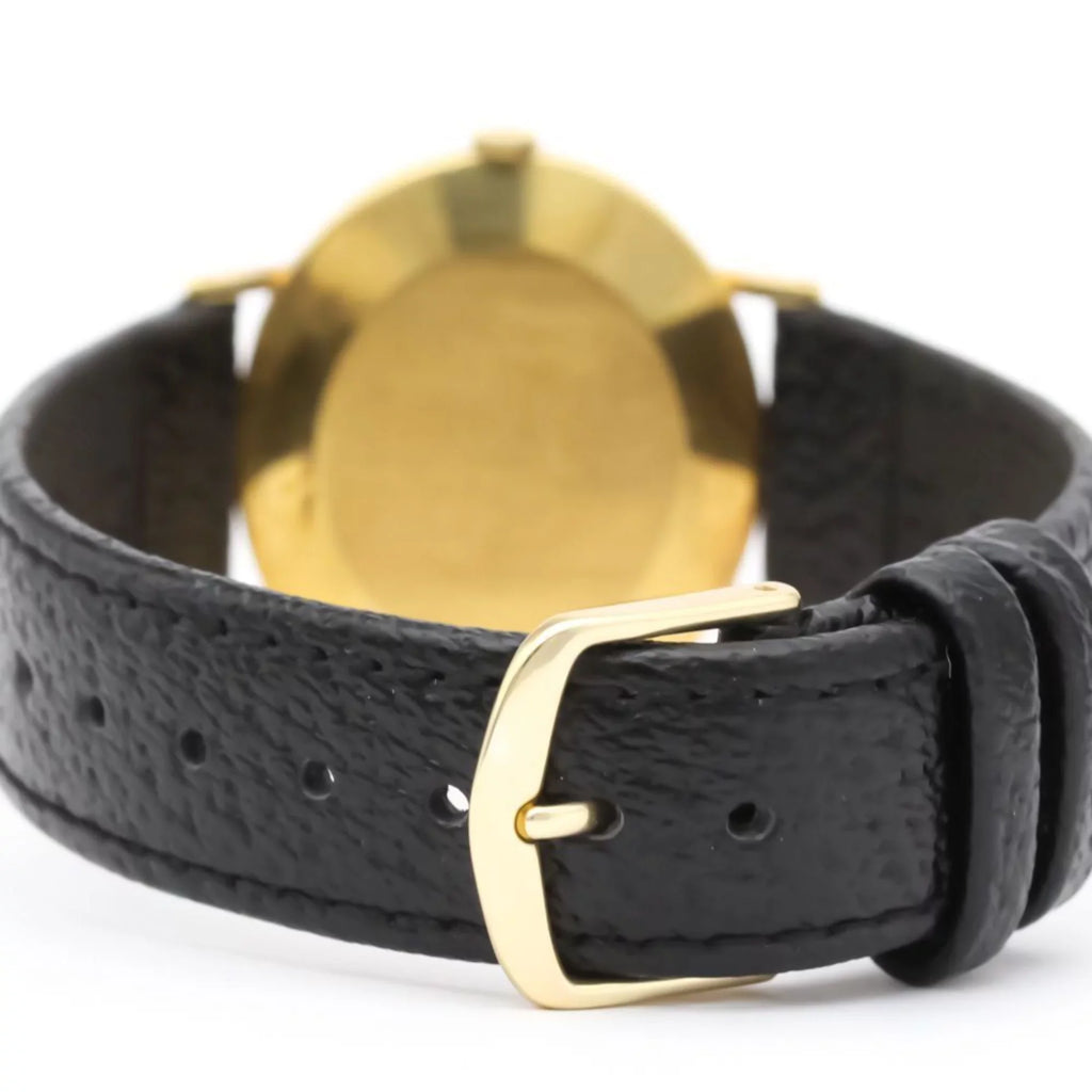 Pre-Owned ROLEX Cellini 18K Gold Leather Hand-Winding Mens Watch 4083 BF558282 (Good)