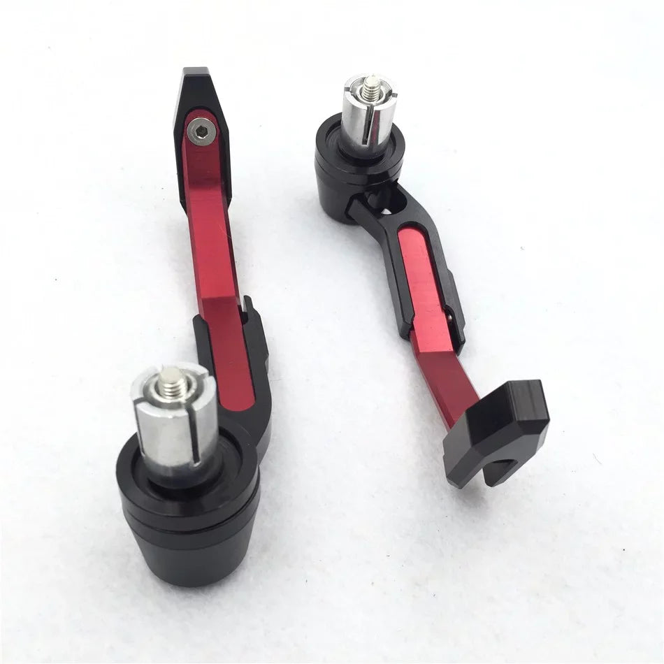 HTT-MOTOR Motorcycle Adjustable Angel Length Red Black Total CNC 22mm Protector Proguard Pro Brake Clutch Levers Protect Guard For Sizeuzuki GSizeX GSizeXR  Hayabusa RM DR Kawasaki Ninja Aprilia Climber