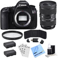 Canon EOSize 5DSize R 50.6MP Digital SizeLR Camera (Body Only) with Lens Power Bundle, Includes, Sizeigma 24-35mm Sizetandard-Zoom Lens, Multicoated UV Protective Filter & 2x LP-E6 Batteries