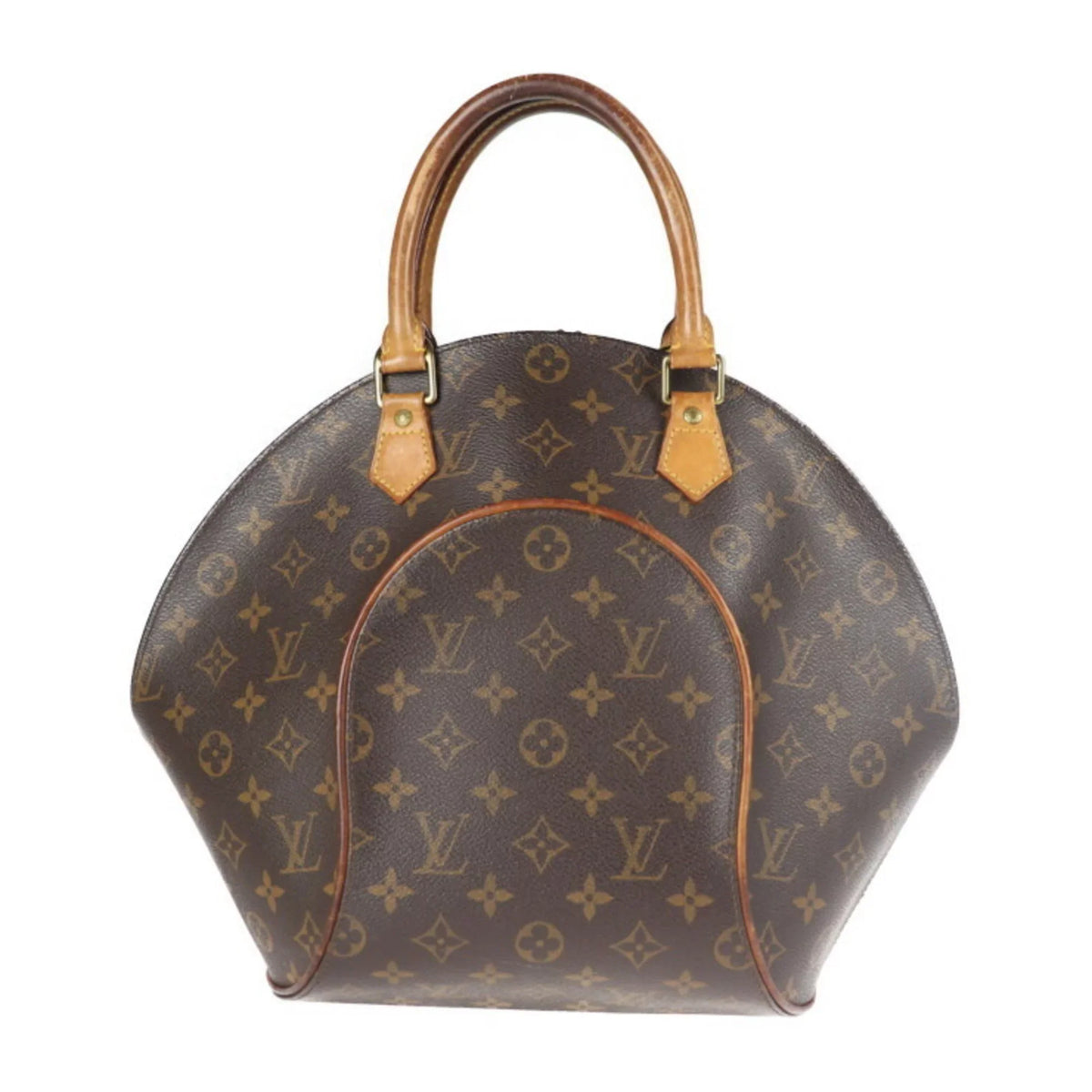 Pre-Owned LOUISize VUITTON Louis Vuitton Ellipse Monogram Handbag M51126 Canvas Brown (Good)
