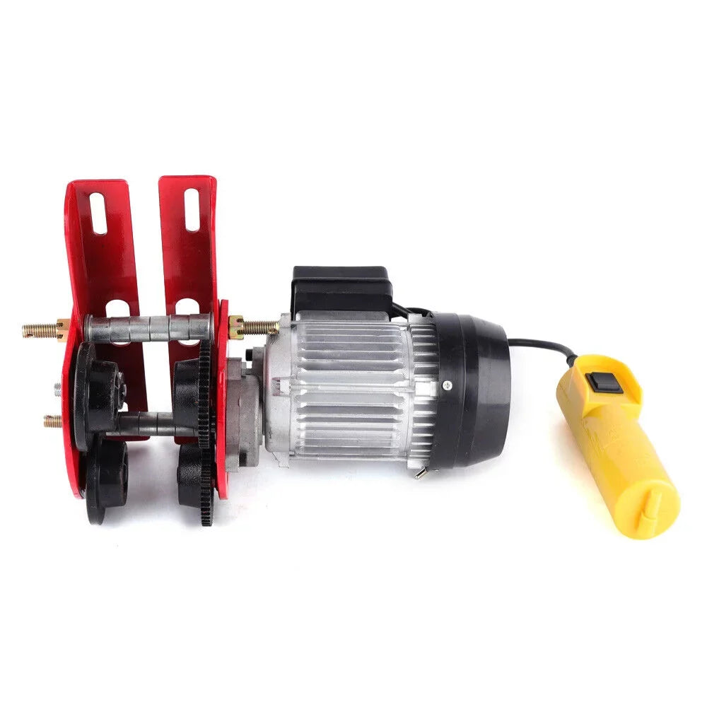 Mkyiongou Electric Hoist Trolley Winch Overhead Crane Lift 1100LBSize w/I-Beam Links 110V