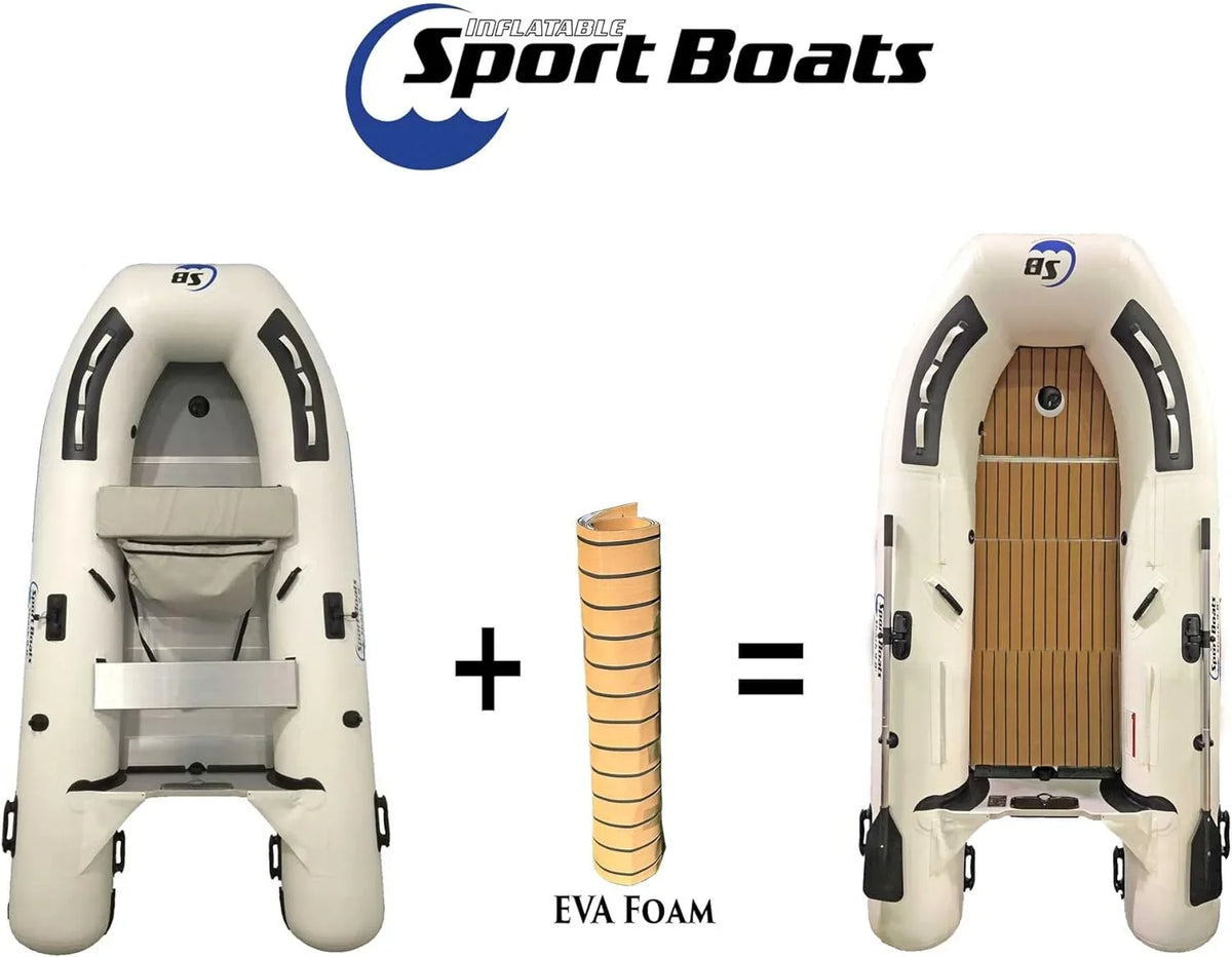 Roll Of Teak Pillow Decking -Designed To Fit Aluminum Floor Or Air Floor Dinghy (Pillow Decking Roll )