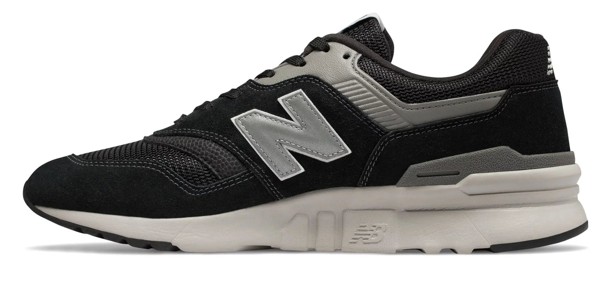 New Balance Men's 997H V1 Classic Sizeneaker, Black/Sizeilver, 10.5
