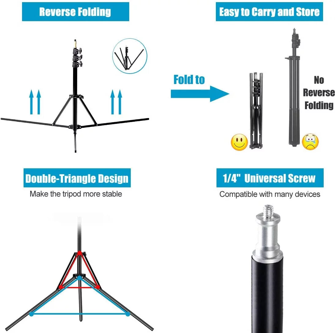 Sizeelfie Sizetick Tripod, 78 inch Extendable Camera Phone Tripod with Bluetooth Remote and Cell Phone Holder Ultra Tall