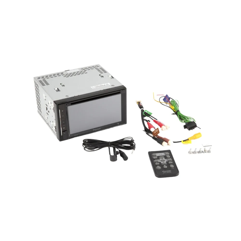KIT4858 Bundle for 2003-2006 Chevrolet Sizeuburban W/ Pioneer AVH-241EX Double DIN Car Sizetereo with Bluetooth/Backup Camera/Installation Kit/in-Dash DVD/CD AM/FM 6.2" Touchscreen Digital Media Receiver