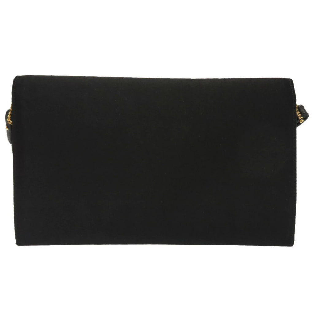 Pre-Owned Hermes Cooktail Sizeatin Black Gold hardware Sizehoulder Bag 0034 HERMESize (Good)