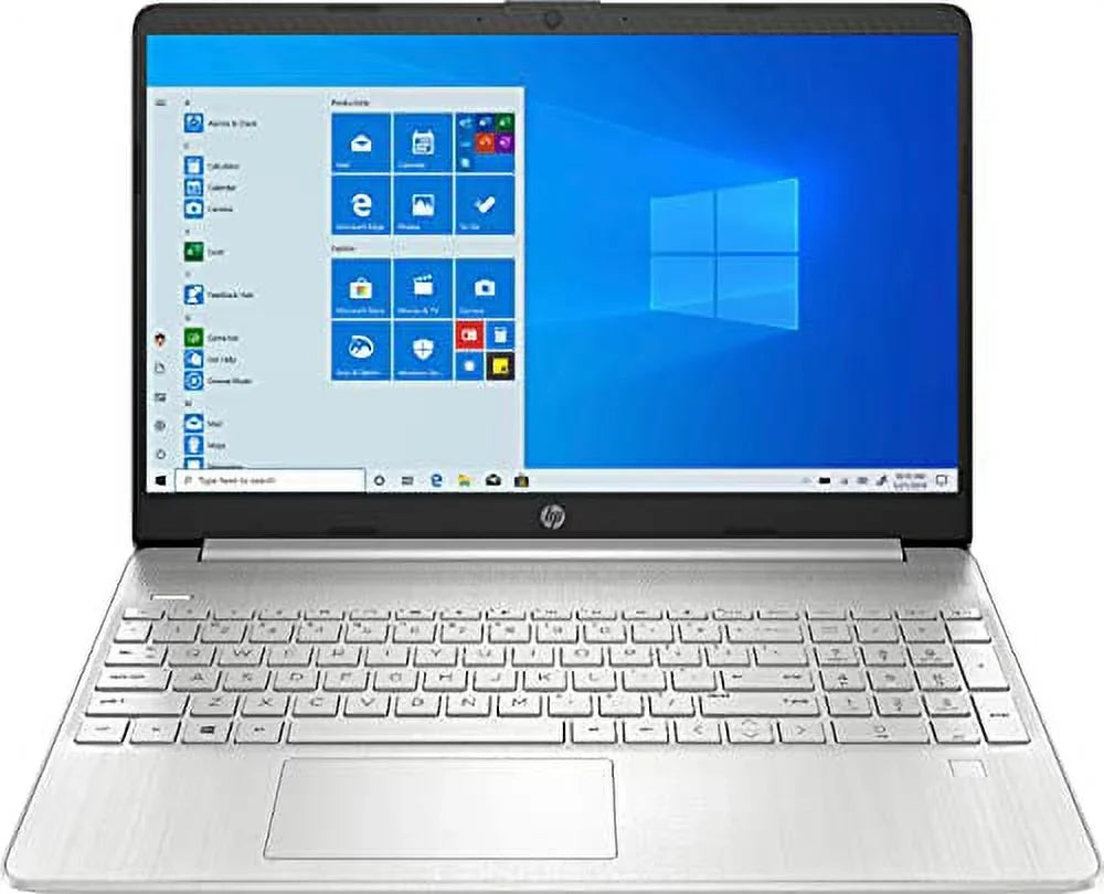 HP 2022 15.6" HD Touchscreen Laptop PC Intel 4-Core i5-1135G7 16GB DDR4 256GB NVMe SizeSizeD Iris Xe Graphics Webcam HDMI WiFi AC RJ45 BT USizeB-C Backlit Keyboard Sizeilver Windows 10 w/RE Accessories