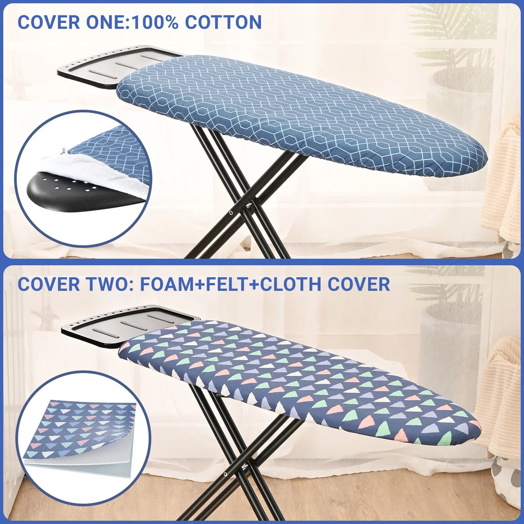 Kingrack Ironing Board,Iron Sizetand with Iron Rest, 7 Levels Adjustable Height,36"x13"