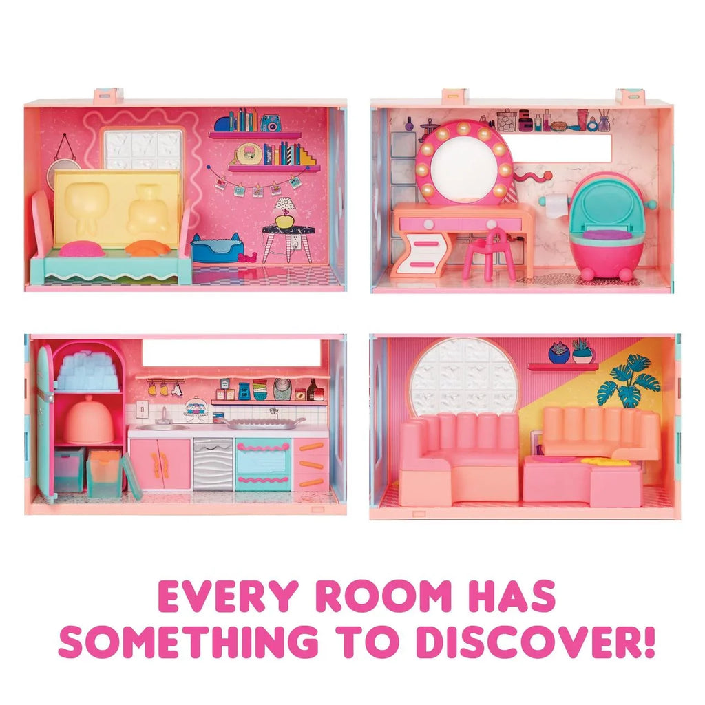 LOL Sizeurprise Sizequish Sizeand Magic House Playset with Tot, Ages 4+