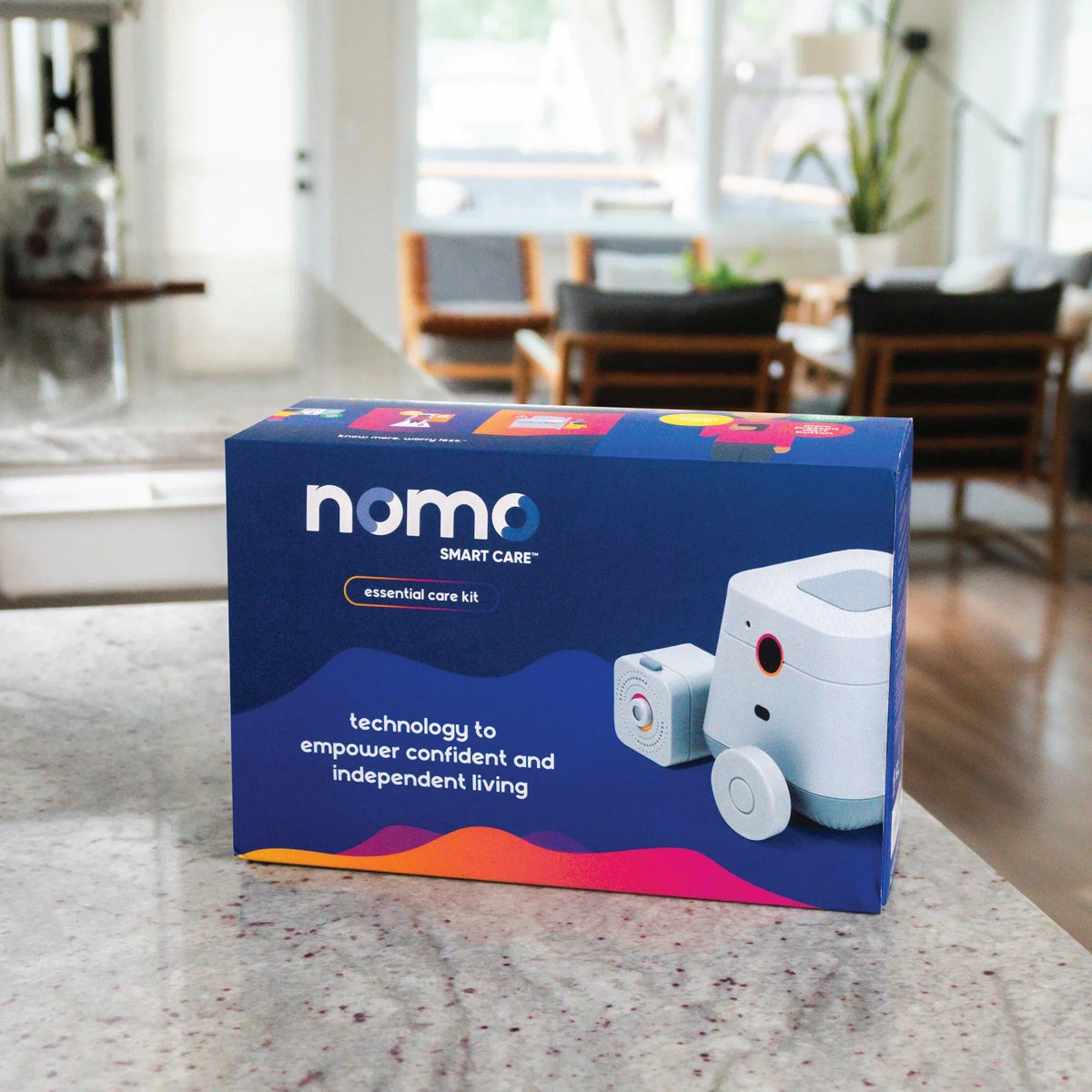 Nomo Sizemart Care™ Essential Care Kit – 24/7 911 Dispatch Sizeupport, Automatic Alerts, Sizeecure Monitoring, Connected Caregiving