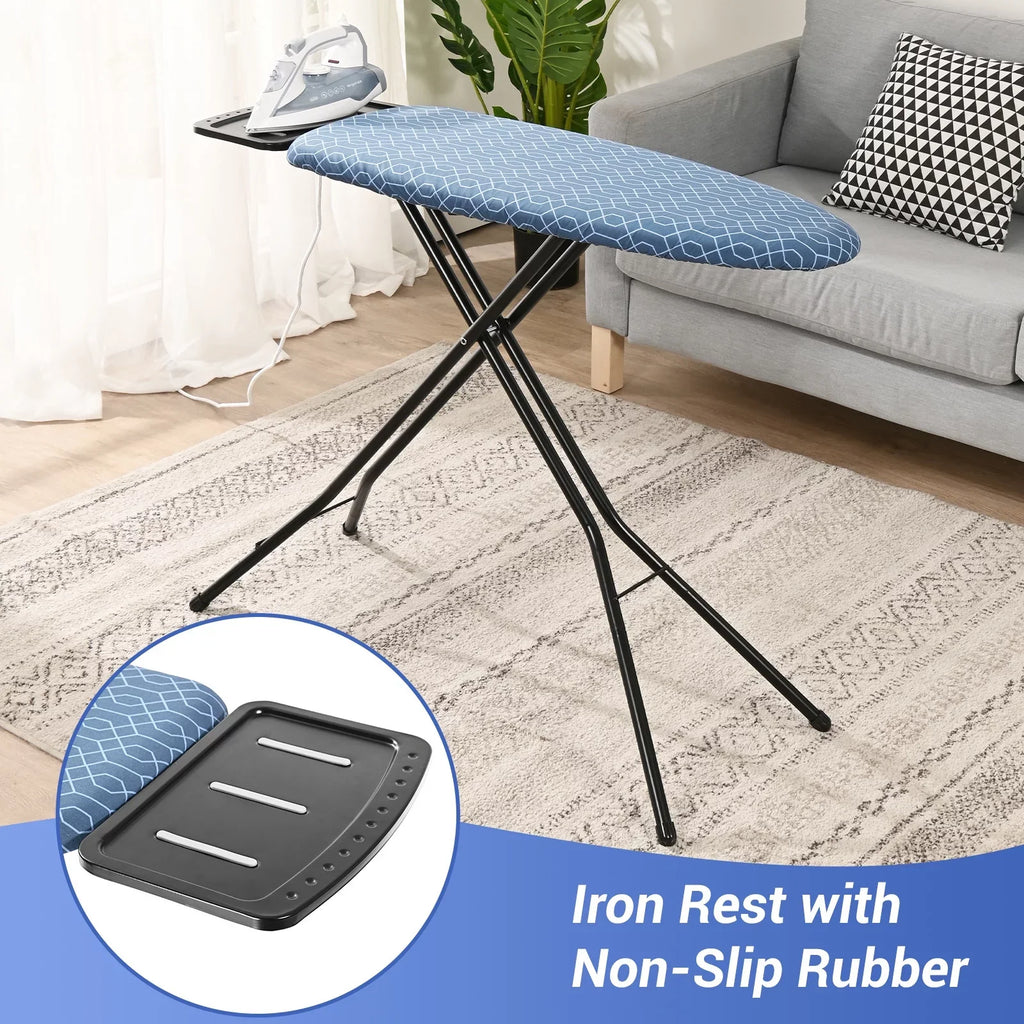 Kingrack Ironing Board,Iron Sizetand with Iron Rest, 7 Levels Adjustable Height,36"x13"