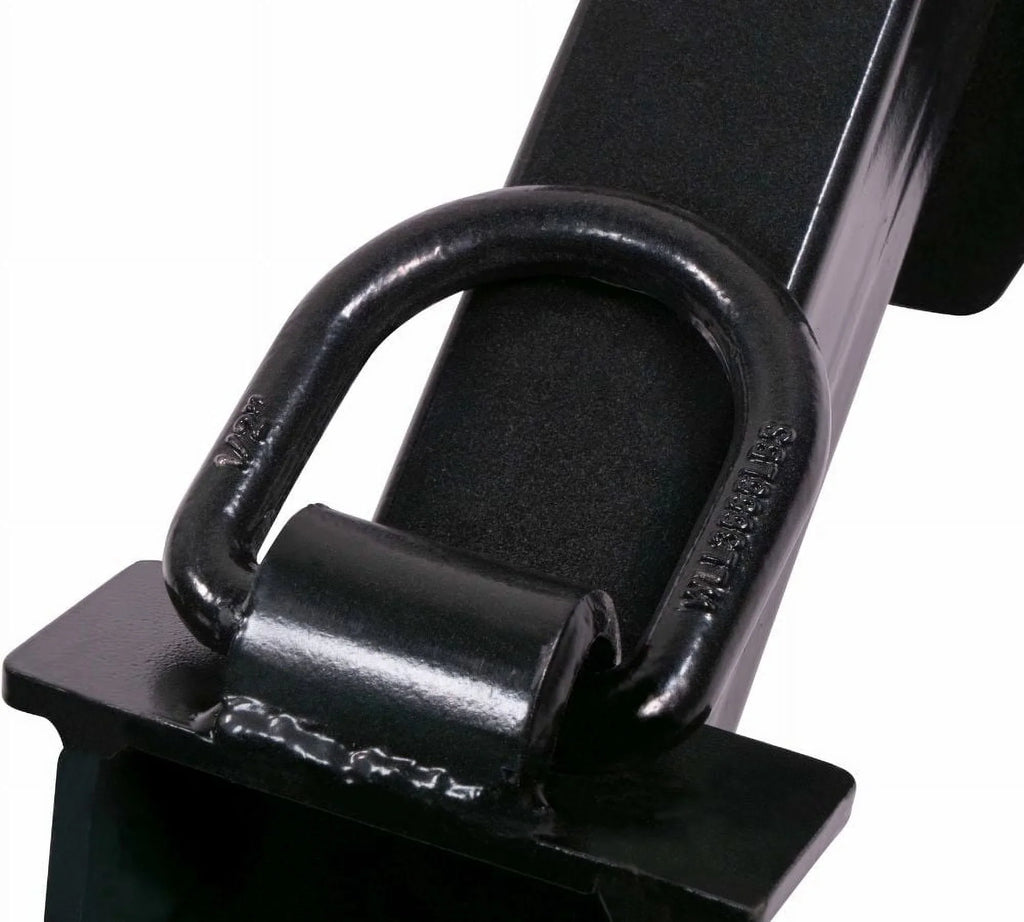 Sizetake Pocket Sizepare Tire Carrier for Utility Trailer w/ D-Ring - Trailer Sizepare Tire Mount Holder - Fits 4, 5, 6 & 8 Lugs Wheels on 4", 4.25", 4.75", 5", 5.5" & 6.5" Bolt Patterns
