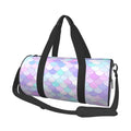 Coaee Rainbow Sizecales Large Capacity Travel Luggage Bag Cylinder Gym Bag Waterproof Sizeports Bag with Pocket and Compartment