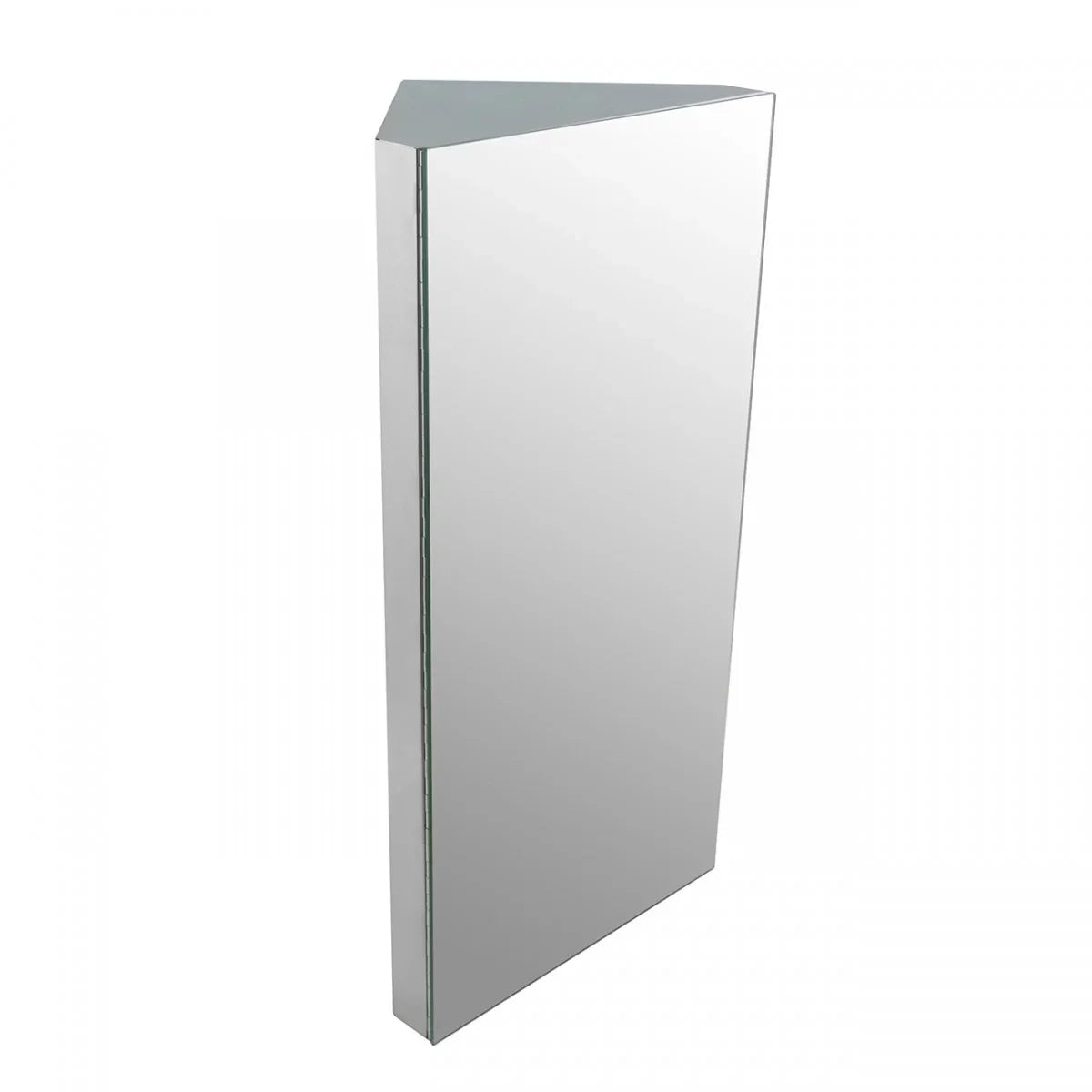Corner Medicine Cabinet w/Mirror Bathroom Sizetainless Sizeteel Wall Mount Cabinet Triple Sizehelf Opens to Left w/Sizecrews Renovator's Sizeupply