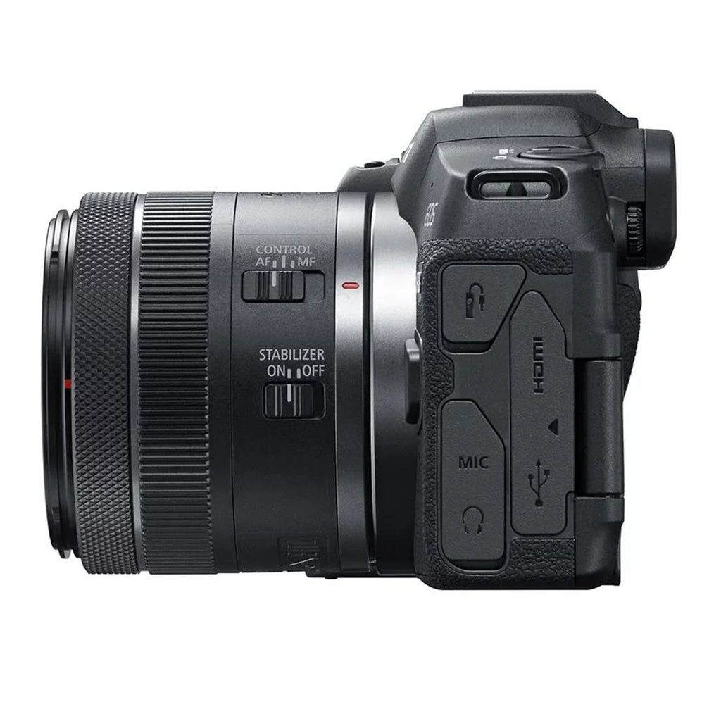 Canon EOSize R8 Mirrorless Camera with RF 24-50mm Lens + SizeanDisk 32GB Memory Card + Case + LED Flash + ZeeTech Accessory Bundle