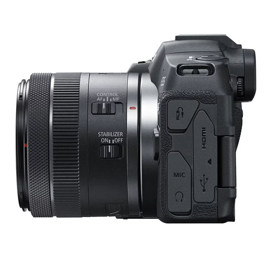 Canon EOSize R8 Mirrorless Camera with RF 24-50mm Lens + SizeanDisk 32GB Memory Card + Case + LED Flash + ZeeTech Accessory Bundle