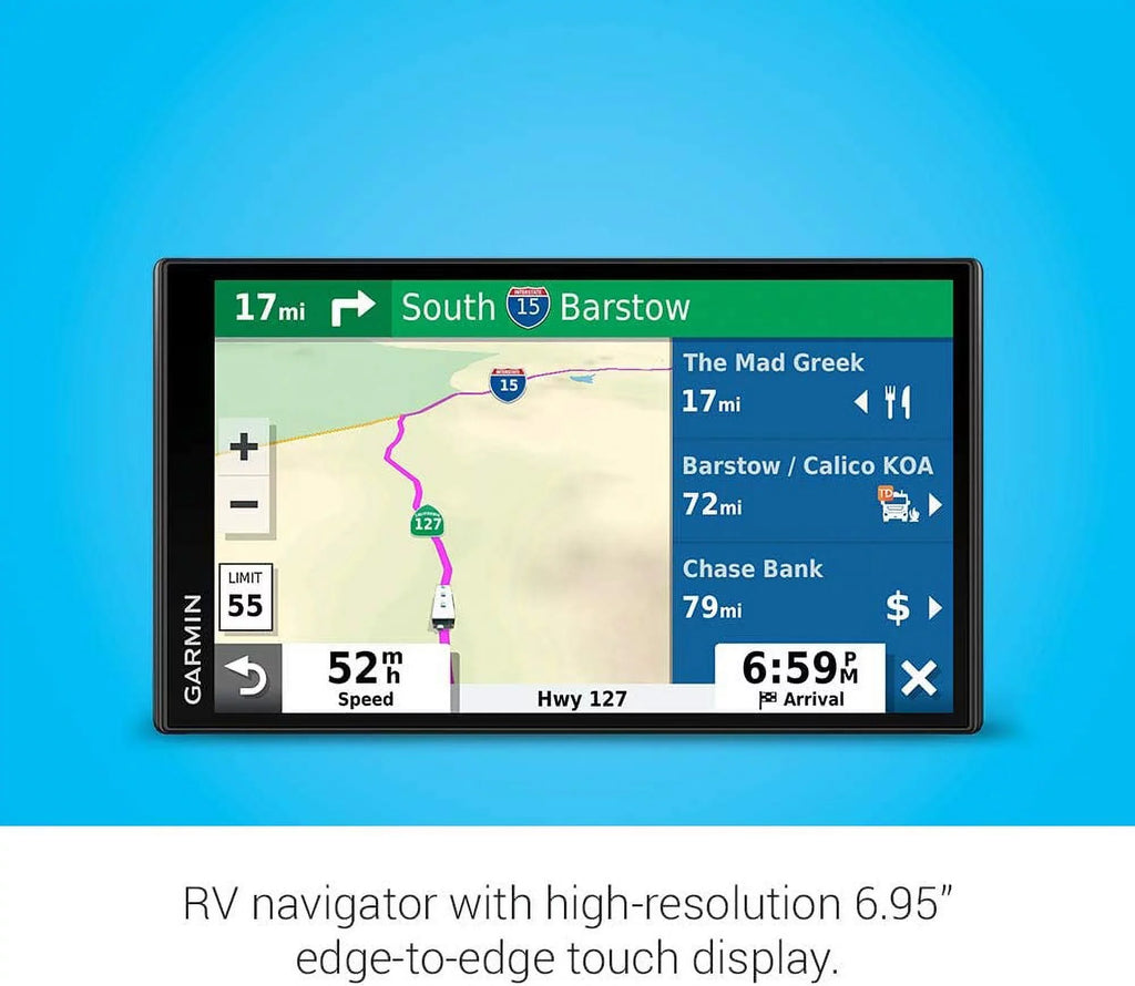 Garmin RV 780 GPSize Traffic Navigator with 8GB MicroSizeD Card, 6Ave Travel Bundle & Cleaning Kit