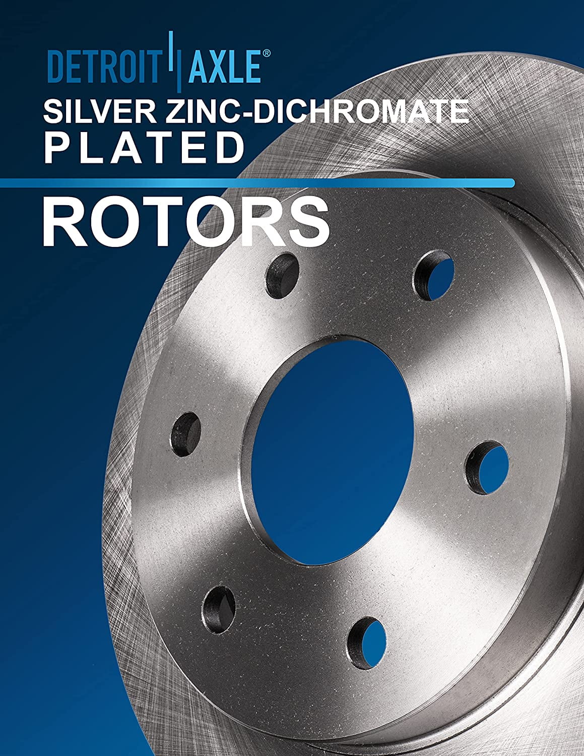 Detroit Axle - Brake Kit for Chevy Trailblazer Buick Rainier GMC Envoy Isuzu Ascender Bravada Disc Brakes Rotors Ceramic Brakes Pads Replacement: 12" Front Rotor and 12.8" Rear Rotor