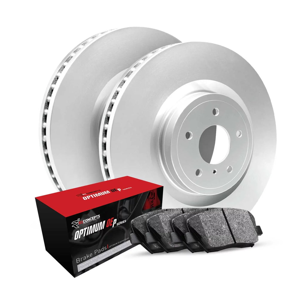 R1 Concepts Rear Brakes and Rotors Kit |Rear Brake Pads| Brake Rotors and Pads| Optimum OEp Brake Pads and Rotors WJUN1-73006