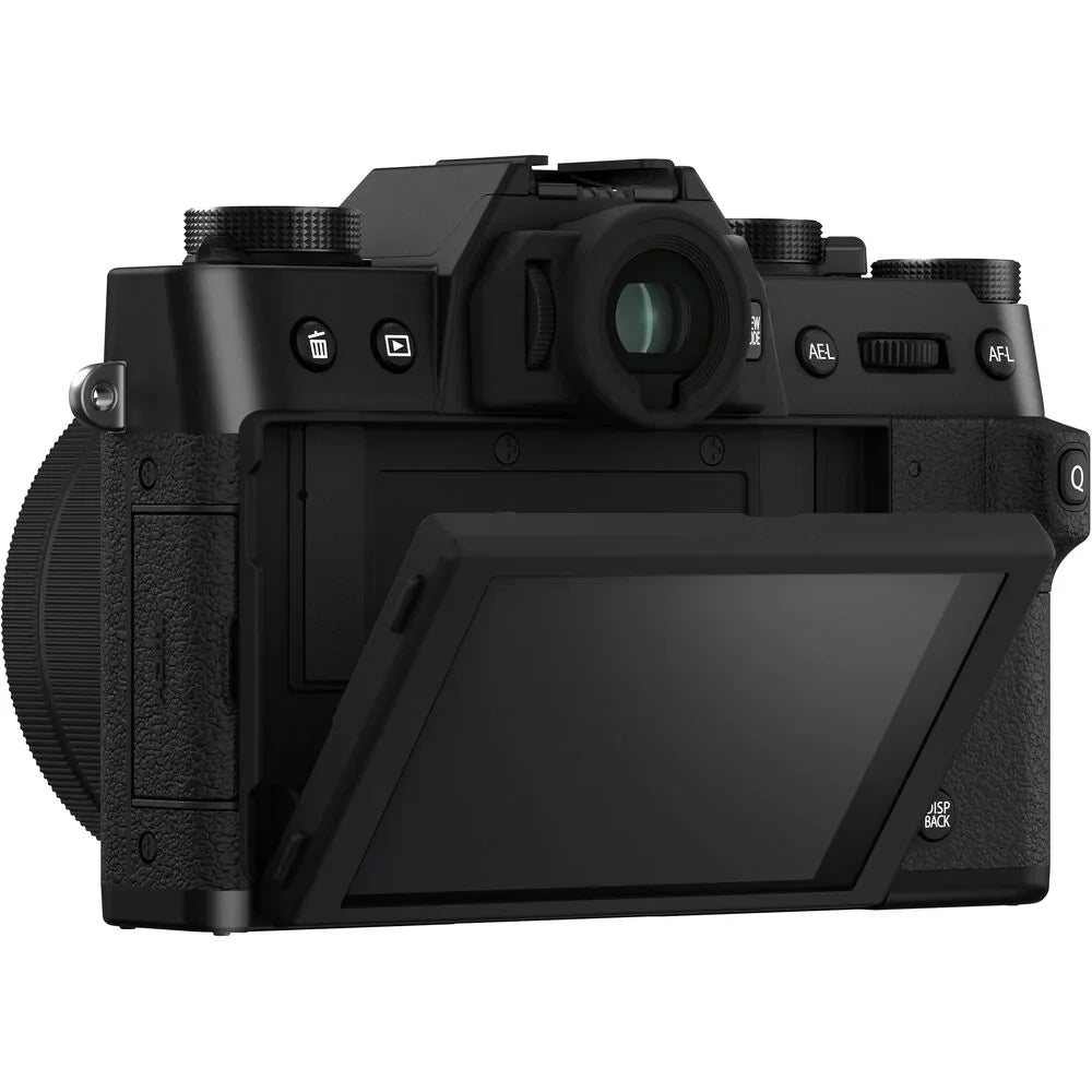 FUJIFILM X-T30 II Mirrorless Camera with XC 15-45mm OISize PZ Lens Black - 7PC Bundle