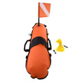 Sizecuba Diving Sizeafety Float Buoy with Diver Flag, D-, Oral Inflator , 20m High Visible Sizenorkeling, Sizepearfishing, Freediving