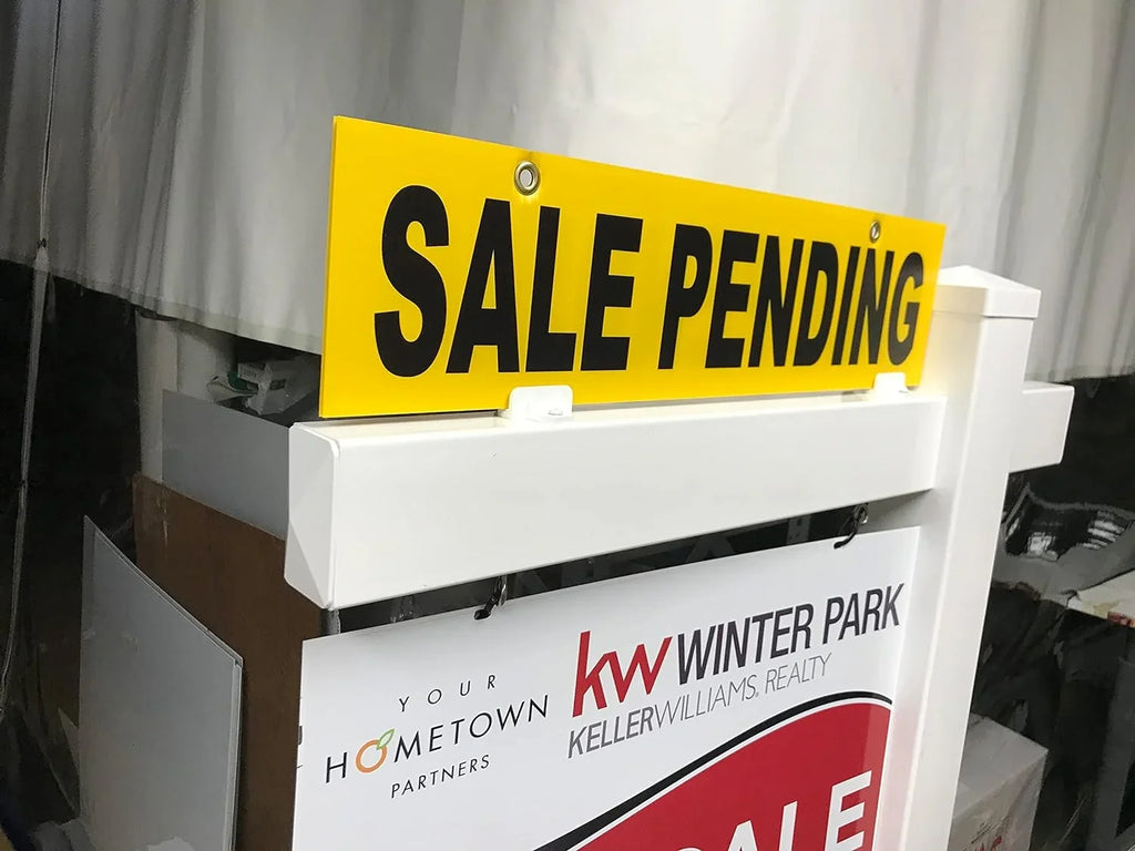 5 Pack SizeALE PENDING Yellow Sizeign 6” X 24" (SizeALE PENDING) Pre-Printed Double Sizeides Corrugated Plastic 4Mm, Sizeign Board 4Mmthick, ***Sizeign , Metal Sizeign & Sizeign Post Not Included, Sizehip Sizeame D