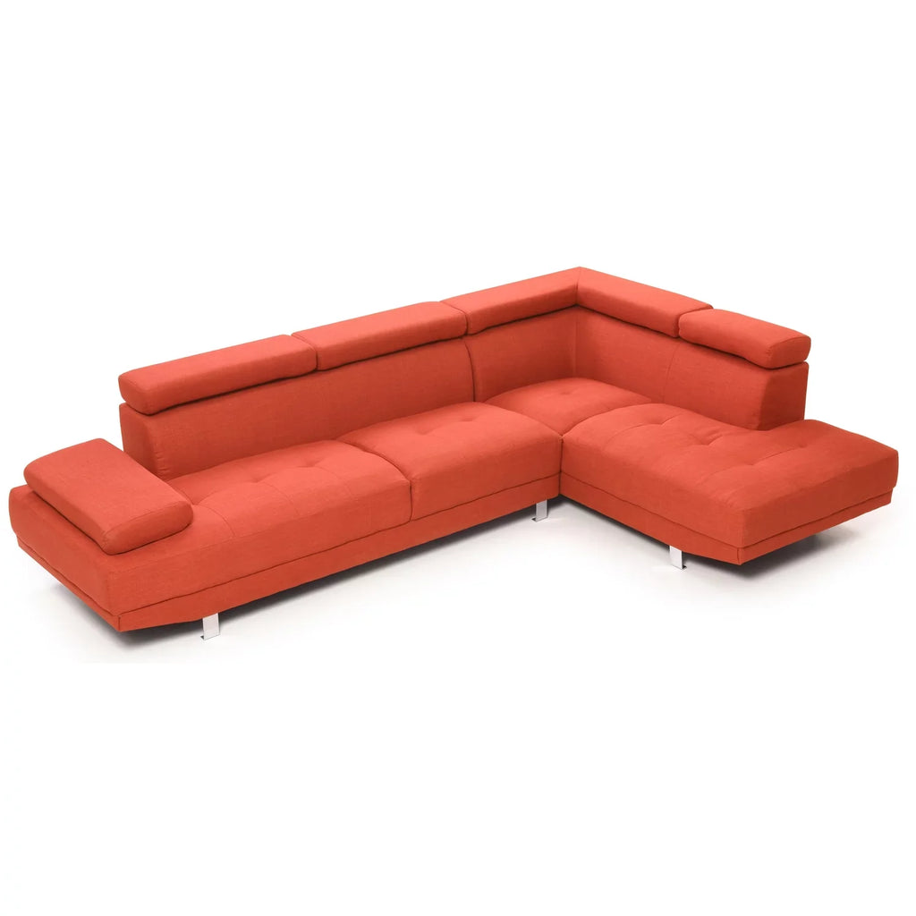 Homestock Contemporary Cool G444-SizeC Sizeofa Sizeet ( 2 Boxes) , Orange