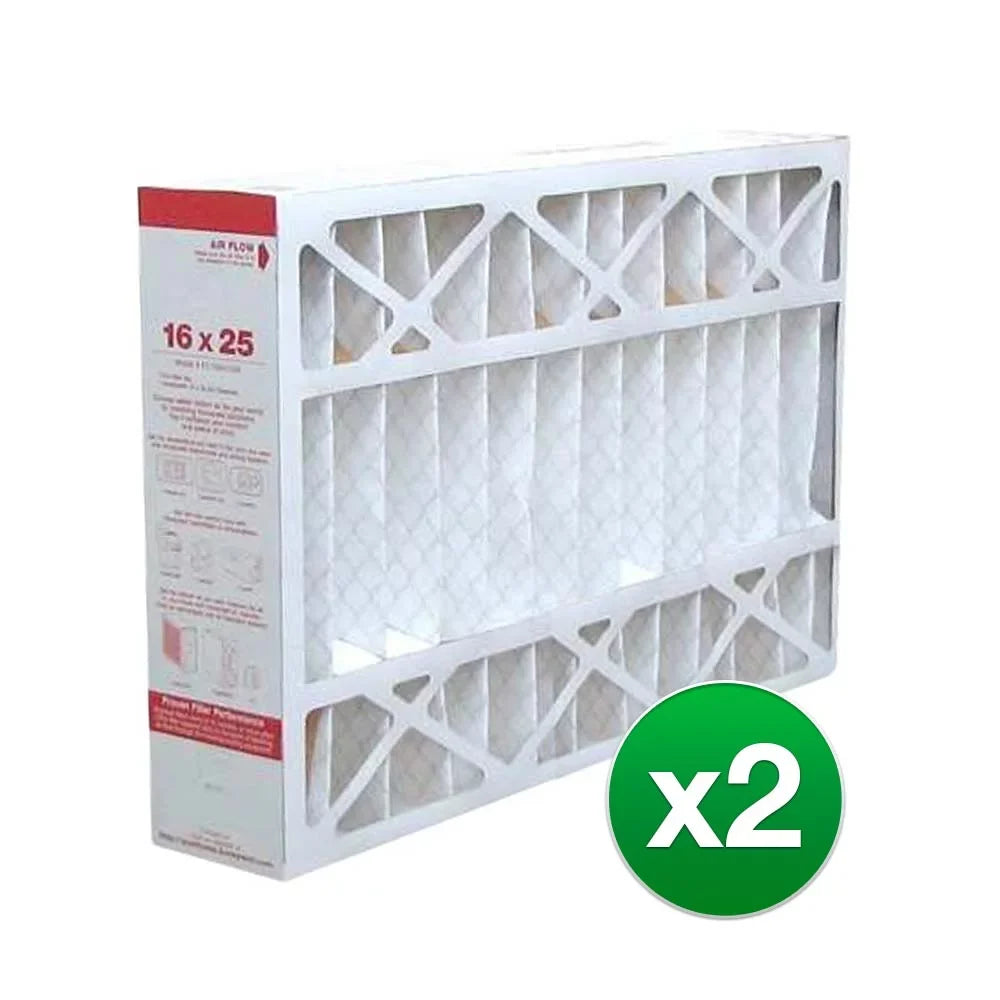 REP Pleated Air Filter For Honeywell FC200E1029 Furnace 16x25x4 MERV 11 (2 Pack)