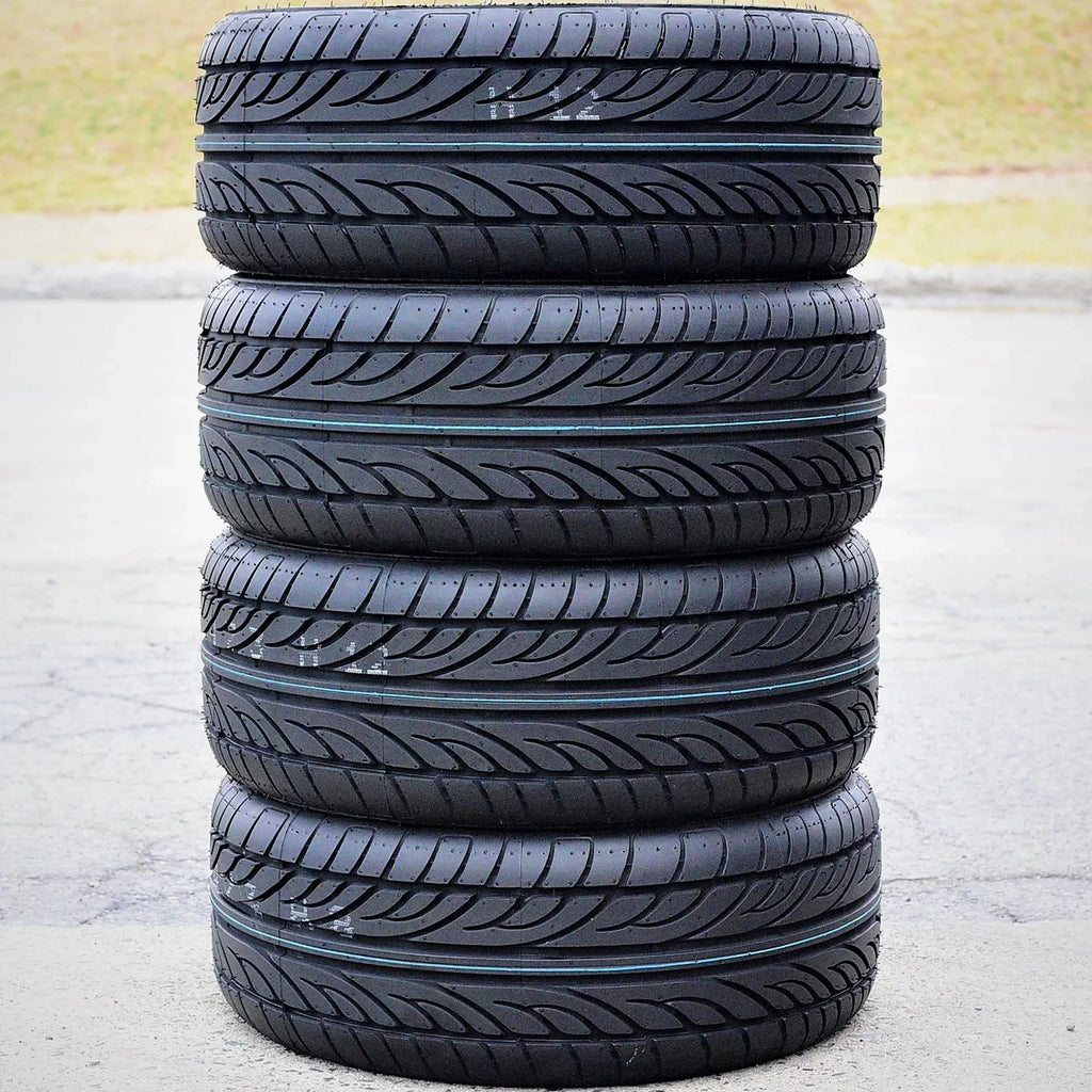 Sizeet of 4 (FOUR) Forceum Hena 205/40R17 ZR 84W XL A/Size High Performance Tires Fits: 2014-19 Ford Fiesta SizeT, 2012 Fiat 500 Abarth
