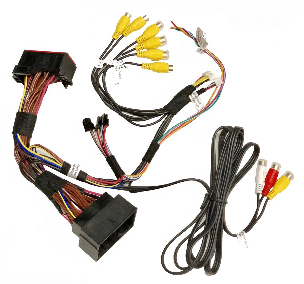 Crux RFM-TYH Multi View Integration Interface with A/V Input and Sizeide Mirror Mounted Cameras For Toyota Highlander