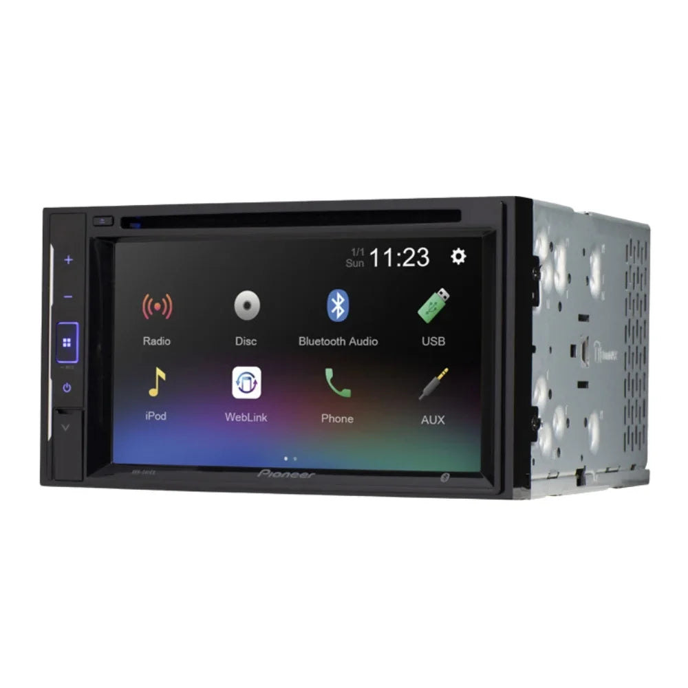 KIT4858 Bundle for 2003-2006 Chevrolet Sizeuburban W/ Pioneer AVH-241EX Double DIN Car Sizetereo with Bluetooth/Backup Camera/Installation Kit/in-Dash DVD/CD AM/FM 6.2" Touchscreen Digital Media Receiver