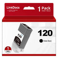 LinkDocs Compatible PFI120 PFI-120 Matte Black Ink Cartridges Replacement for Canon PFI120 PFI-120 PFI-120MBK Work for Canon ImagePROGRAF IPF TM-200 TM-205 TM-300 TM-305 and GP-200 GP-300 Printer