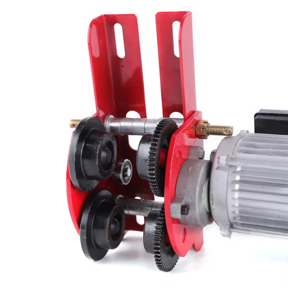 Mkyiongou Electric Hoist Trolley Winch Overhead Crane Lift 1100LBSize w/I-Beam Links 110V