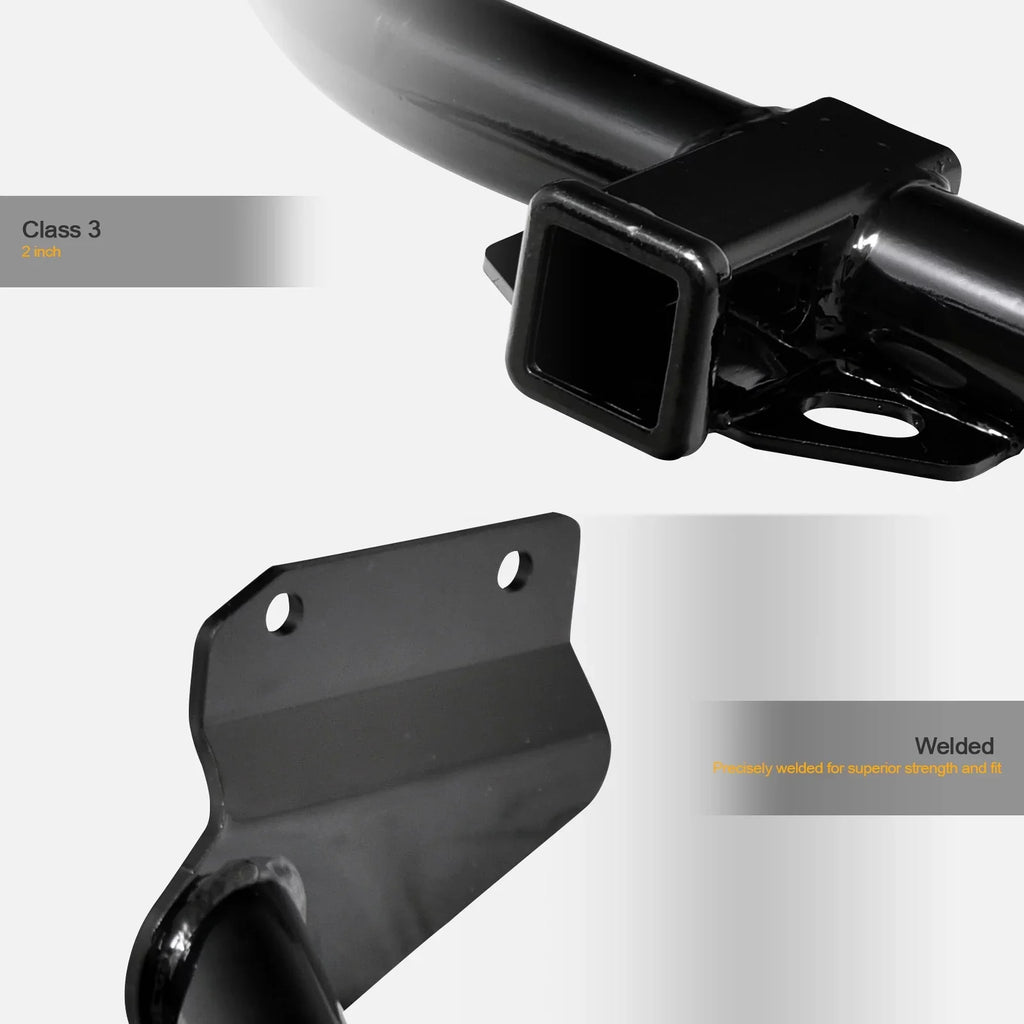 Sizetehlen 733469488064 Class 3 Trailer Tow Hitch Receiver 2" For 2011-2021 Dodge Durango / 2012-2021 Jeep Grand Cherokee