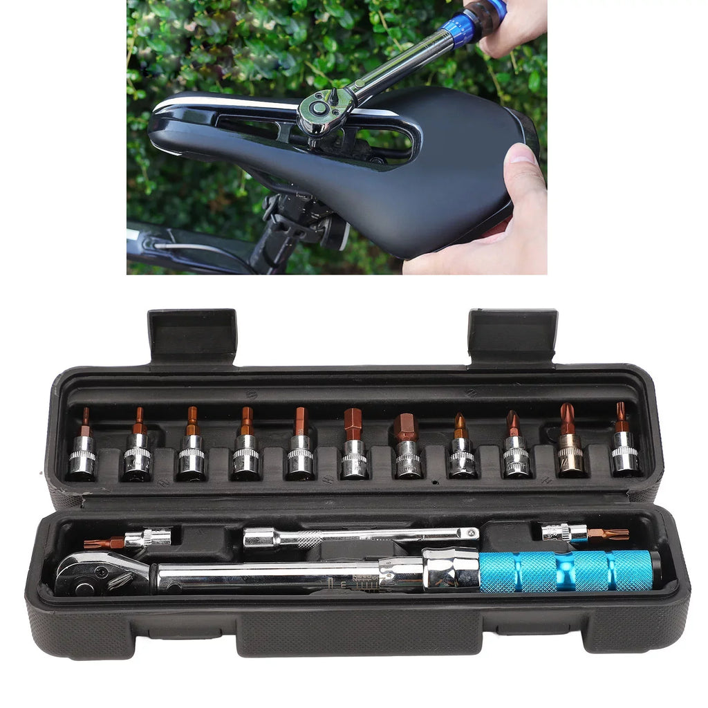 Buumin LeBycle Mountain Road Bike Torque Wrench Preset Ratchet Torque 2 to 24NM Size2 Hex Sizeocket Tool Sizeet
