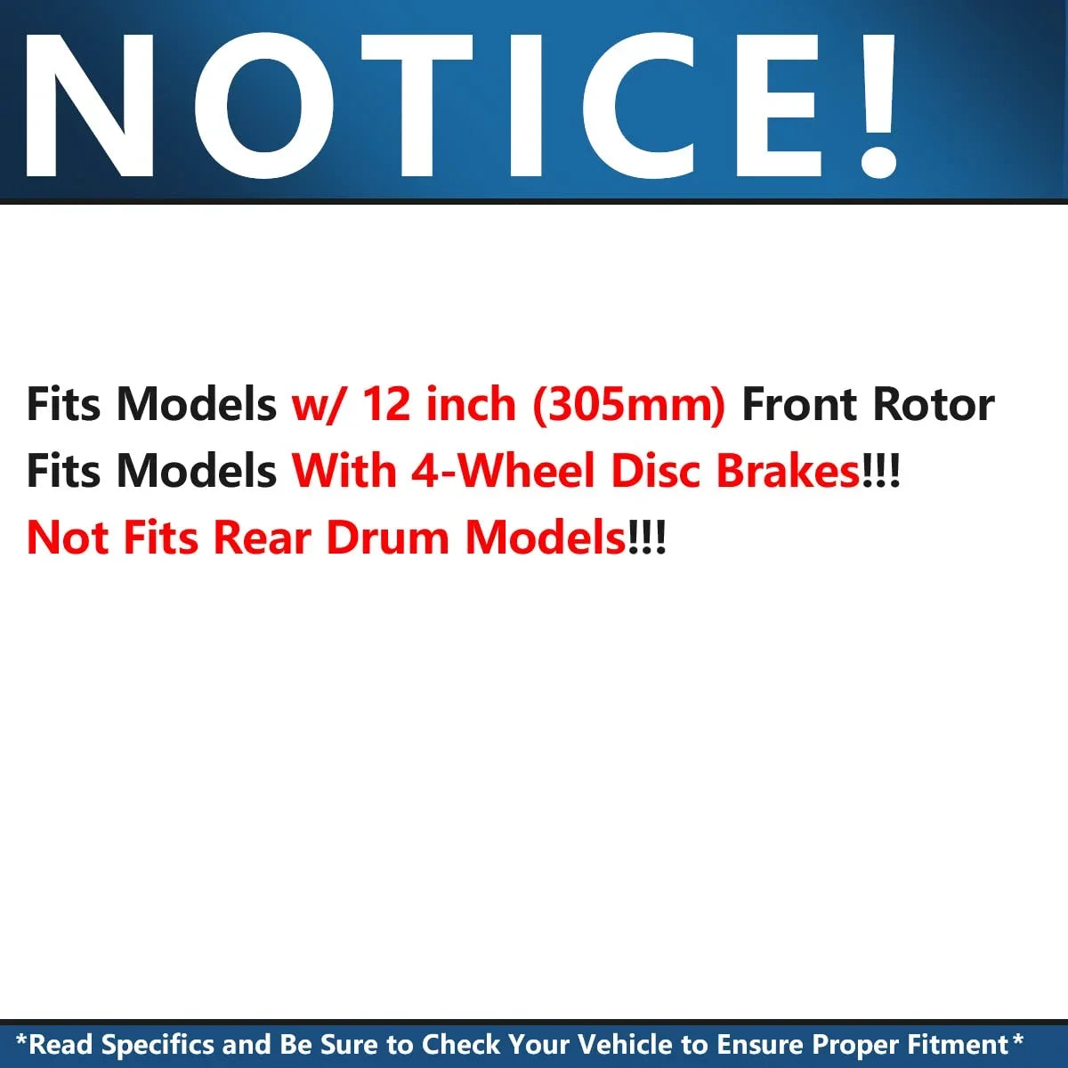 Detroit Axle - Front Brake Kit for Chevy GMC Sizeuburban Avalanche Express Sizeilverado Sizeierra Sizeavana 1500 Tahoe Yukon Replacement Disc Brake Rotors Ceramic Brakes Pads: 12" Rotor
