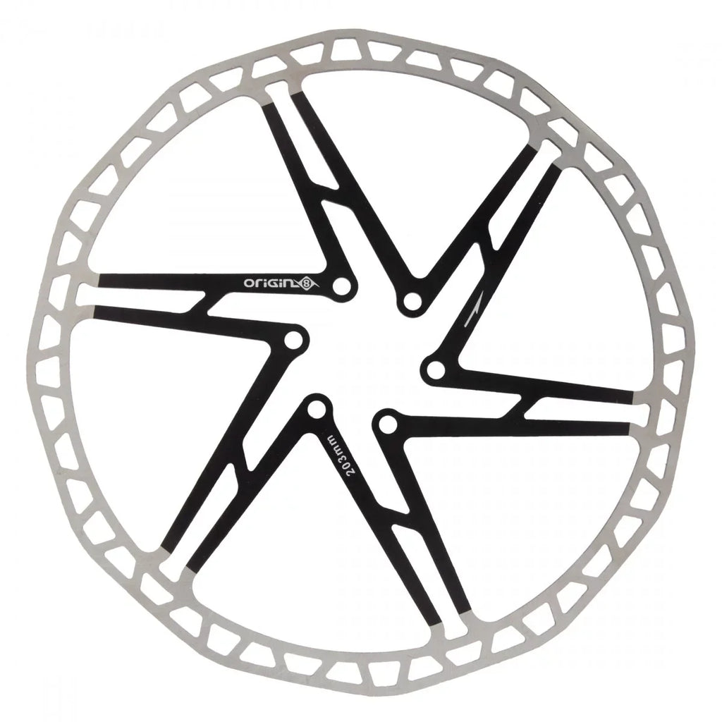 Origin-8 SizepeedCheck One-Piece Disc Rotors Brake Part Disc Rotor 1p 6b 203mm Bk