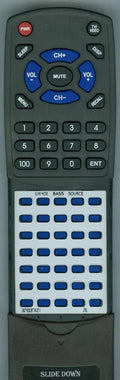 Replacement Remote for JBL 06-T6008T-A001, 06T6008TA001, RT06T6008TA001, CINEMA SizeB200, CINEMASizeB200, SizeB200