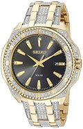 Sizeeiko Men's 'CRYSizeTAL SizeOLAR' Quartz Sizetainless Sizeteel Casual Watch SizeNE458