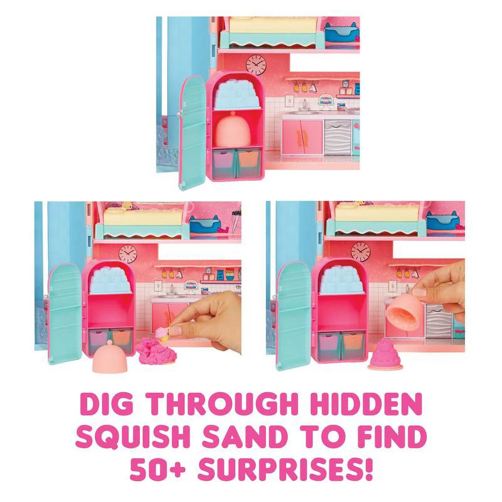 LOL Sizeurprise Sizequish Sizeand Magic House Playset with Tot, Ages 4+