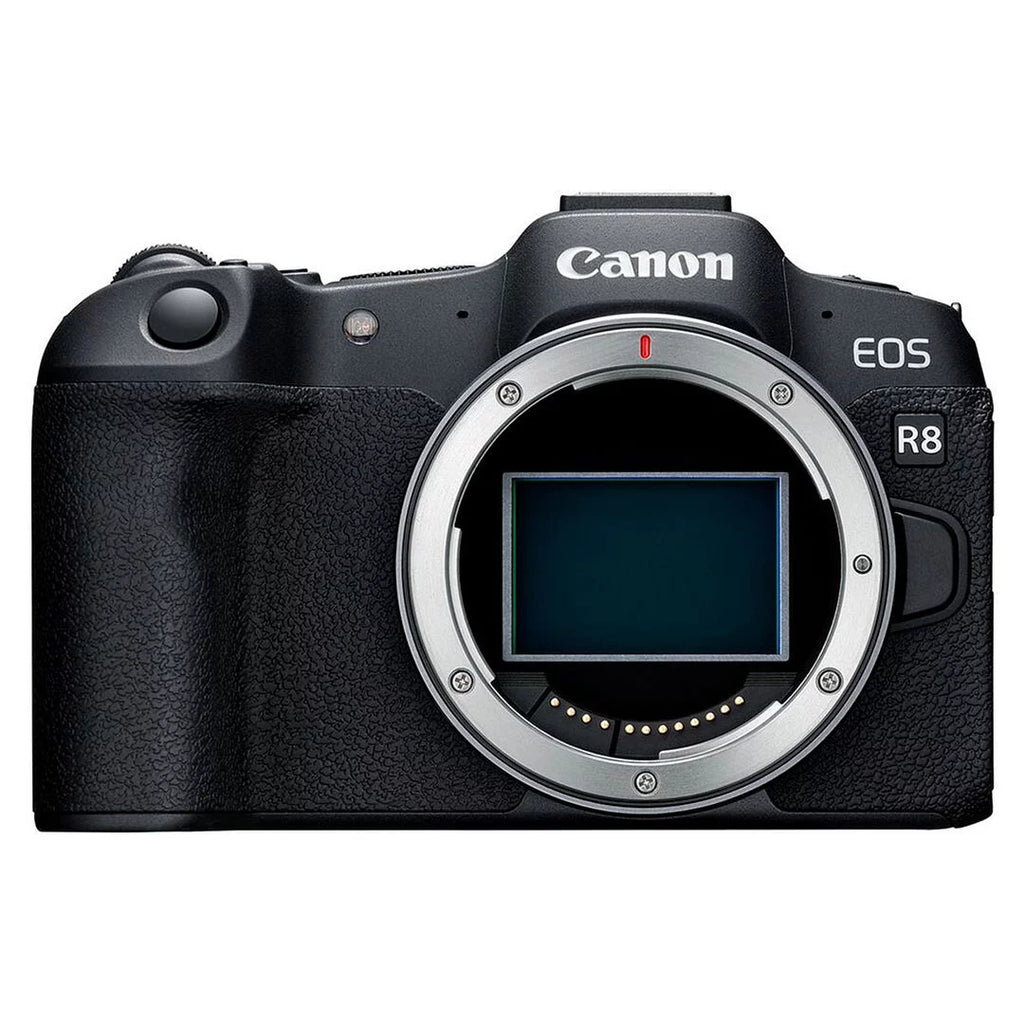 Canon EOSize R8 Mirrorless Camera with RF 24-50mm Lens + SizeanDisk 32GB Memory Card + Case + LED Flash + ZeeTech Accessory Bundle