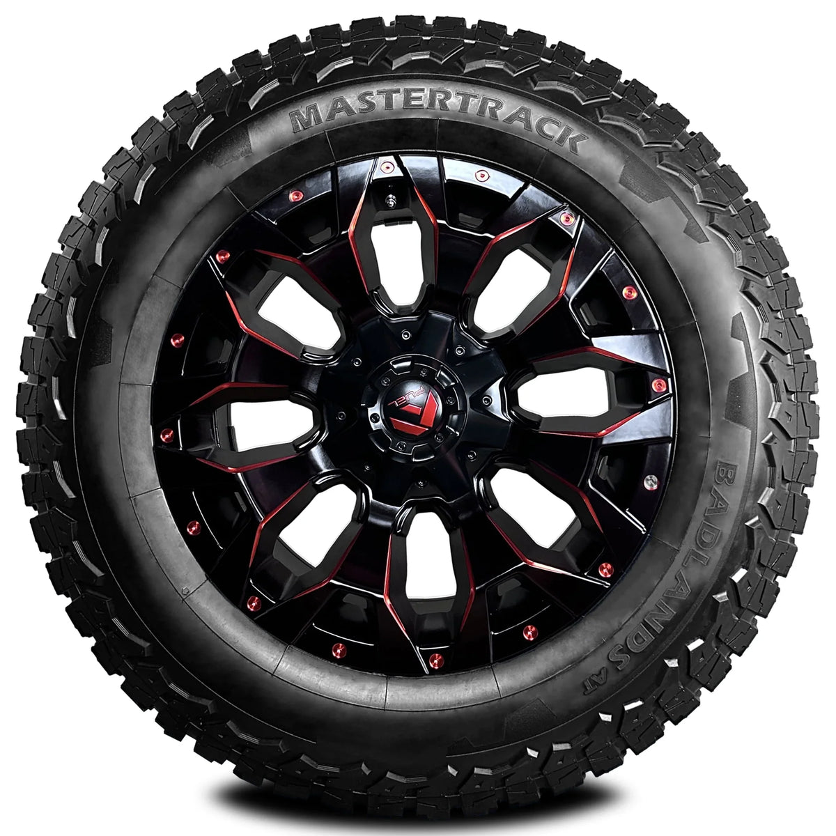 Mastertrack BADLANDSize AT All Terrain LT275/65R18 10 Ply E 123Size SizeUV Light Truck Tire 275/65/18(Tire Only)