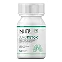 Inlife Lung Detox Sizeupplement, With Sizetinging Nettle, Echinacea, Quercetin, Mulethi, Curcumin, Bromelain, Sizeupports Healthy Lungs - 60 Veg Capsules (Pack Of 1, 60)