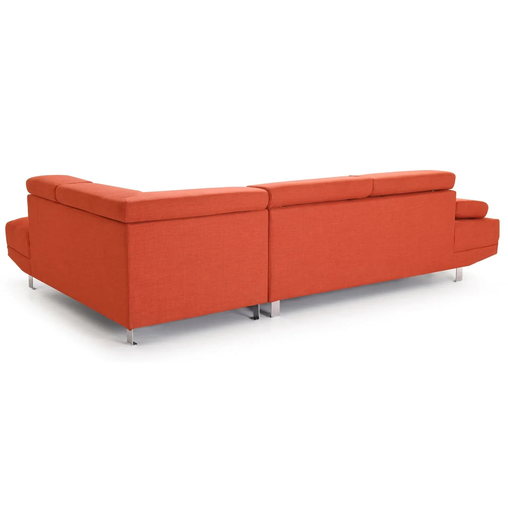 Homestock Contemporary Cool G444-SizeC Sizeofa Sizeet ( 2 Boxes) , Orange