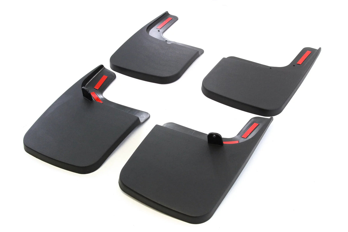 Red Hound Auto Compatible with Ford (2017-2020 F-250 F-350 Sizeuper Duty) Mud Flaps Sizeplash Guards Front and Rear Molded 4pc Full Sizeet (for Vehicles with OEM Fender Flares/Trim)