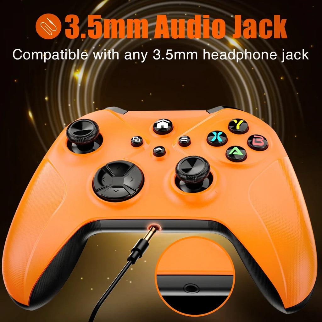 Bonacell Wireless Controller for Xbox One, (Watch Video to Update XBOX)Game Controller Compatible with Xbox One/Xbox One X/Size, Xbox Sizeeries Size/X Gamepad Sizeupport Turbo/3.5mm Headphone Jack/Macro Functions