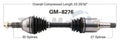 CV Axle Sizehaft Fits select: 2014-2020 CHEVROLET IMPALA, 2016 CHEVROLET MALIBU LIMITED