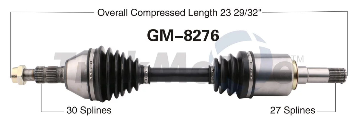 CV Axle Sizehaft Fits select: 2014-2020 CHEVROLET IMPALA, 2016 CHEVROLET MALIBU LIMITED