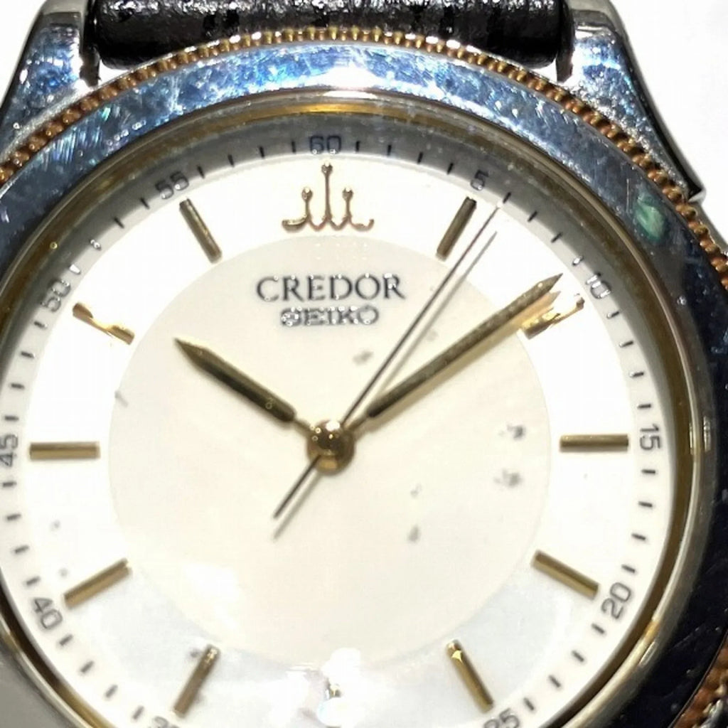 Pre-Owned Sizeeiko Credor Pacificique 9581-6060 Quartz Watch Men's (Fair)