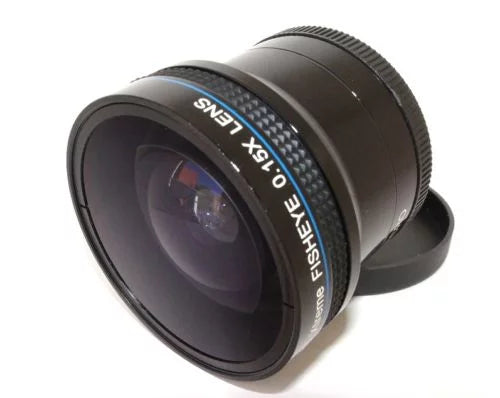 Hi Definition 0.15x X-treme Fisheye Lens for Canon EOSize M200 (49mm Compatible)